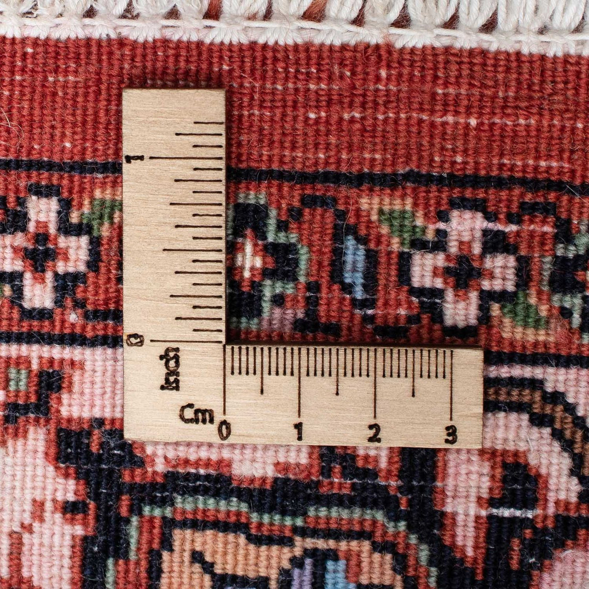 Biegacz Dywan perski - Bijar - 185 x 98 cm - jasna czerwień