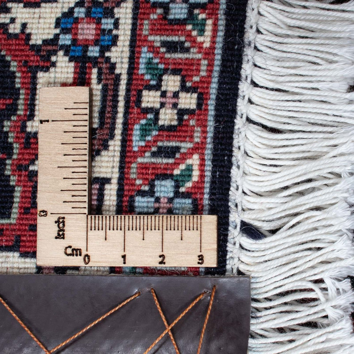 Dywan perski - Bijar - 194 x 114 cm - ciemna czerwień