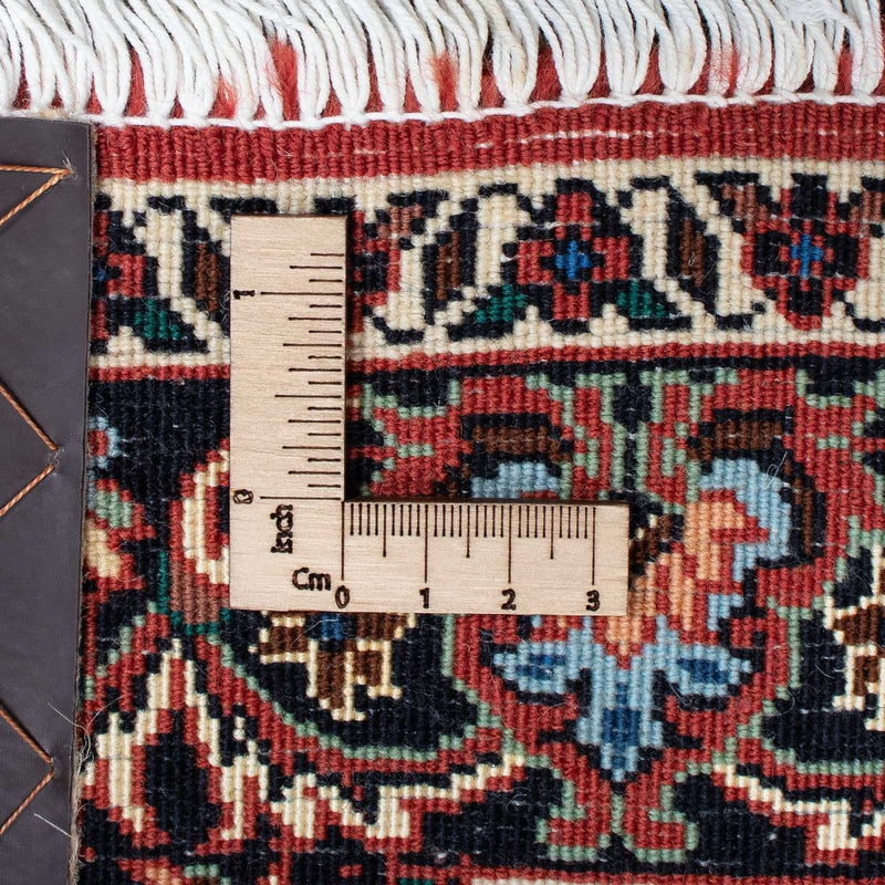 Biegacz Dywan perski - Bijar - 205 x 102 cm - ciemna czerwień