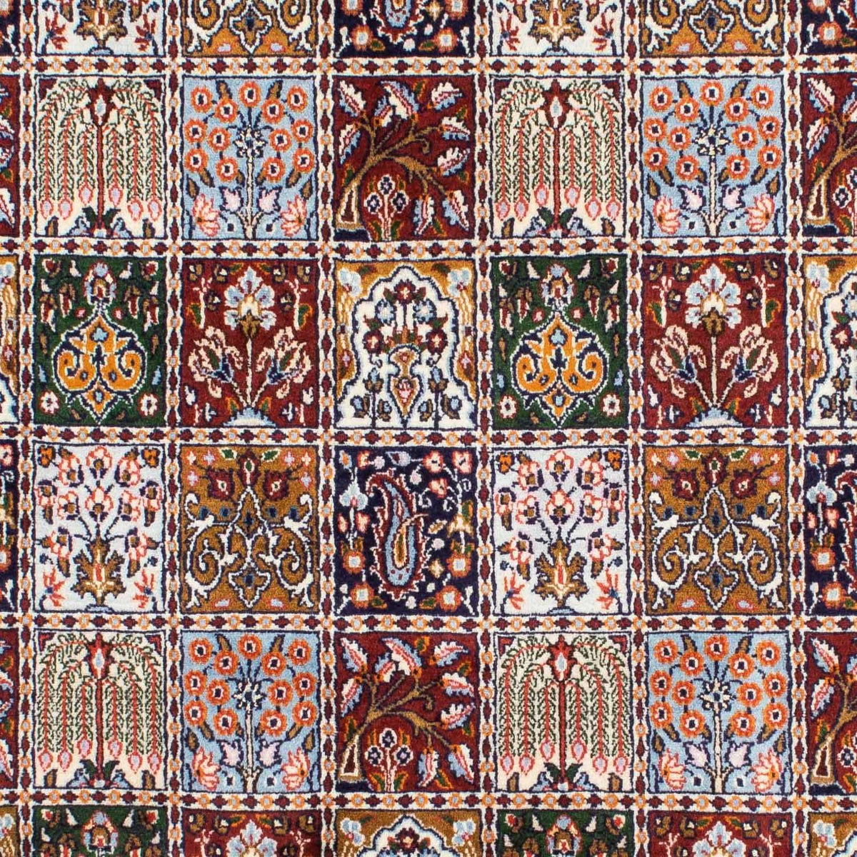 Dywan perski - Klasyczny - 202 x 148 cm - ciemna czerwień