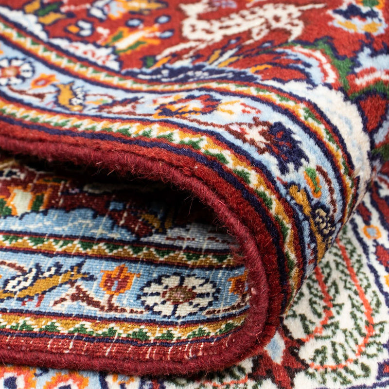 Dywan perski - Klasyczny - 202 x 148 cm - ciemna czerwień