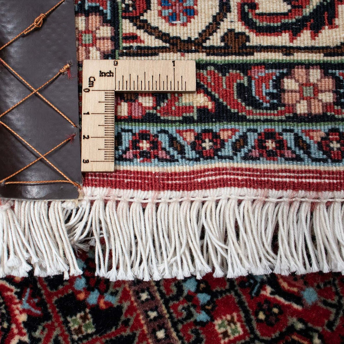 Dywan perski - Bijar - 212 x 135 cm - ciemna czerwień