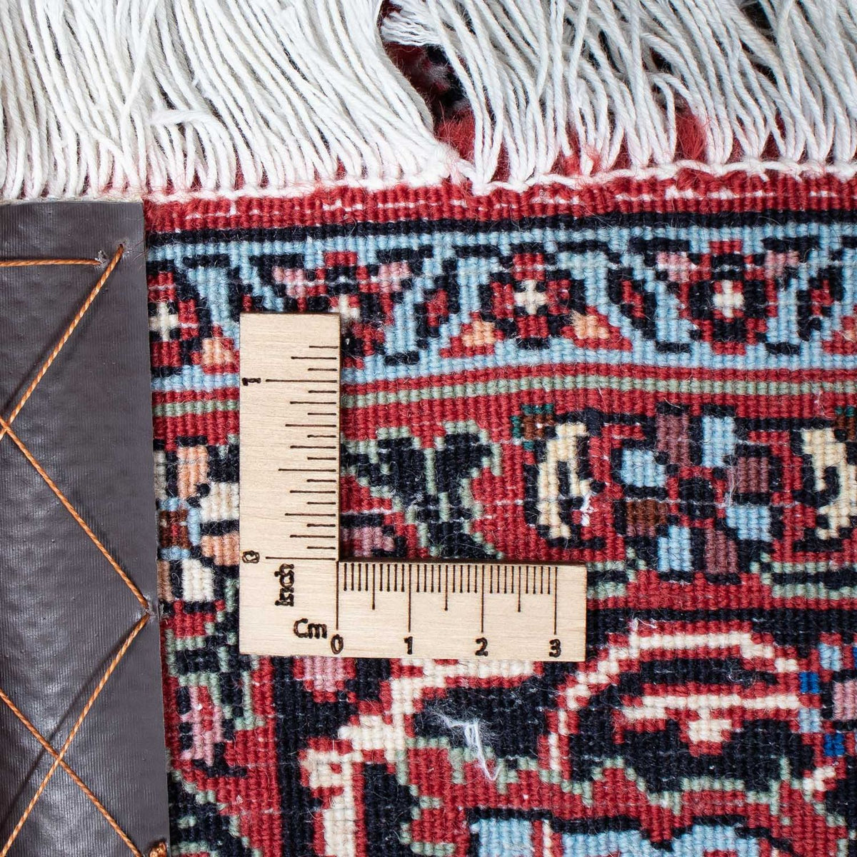 Dywan perski - Bijar - 205 x 136 cm - ciemna czerwień