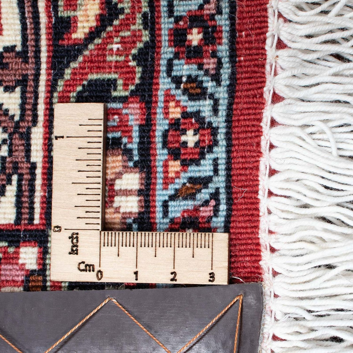 Dywan perski - Bijar - 205 x 130 cm - ciemna czerwień