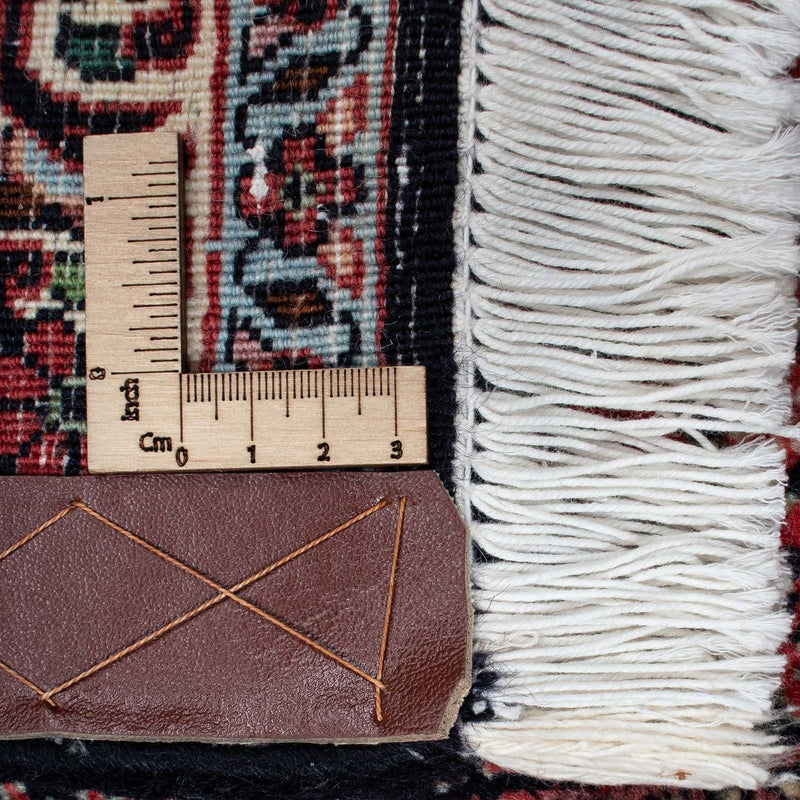 Dywan perski - Bijar - 194 x 132 cm - ciemnoniebieski