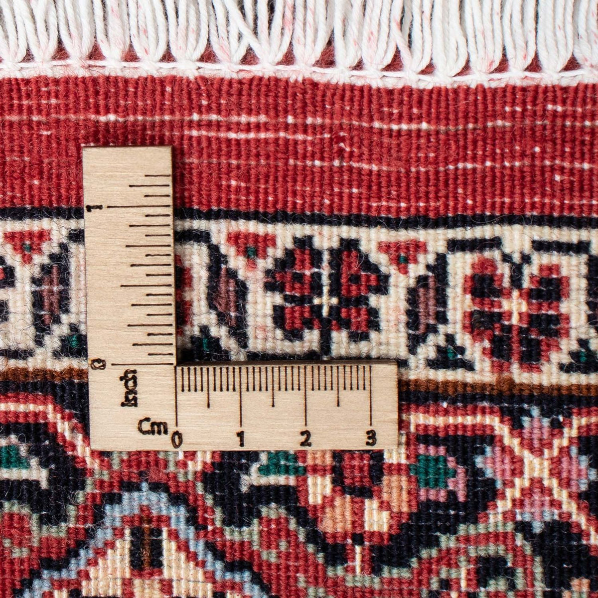 Biegacz Dywan perski - Bijar - 198 x 101 cm - czerwony