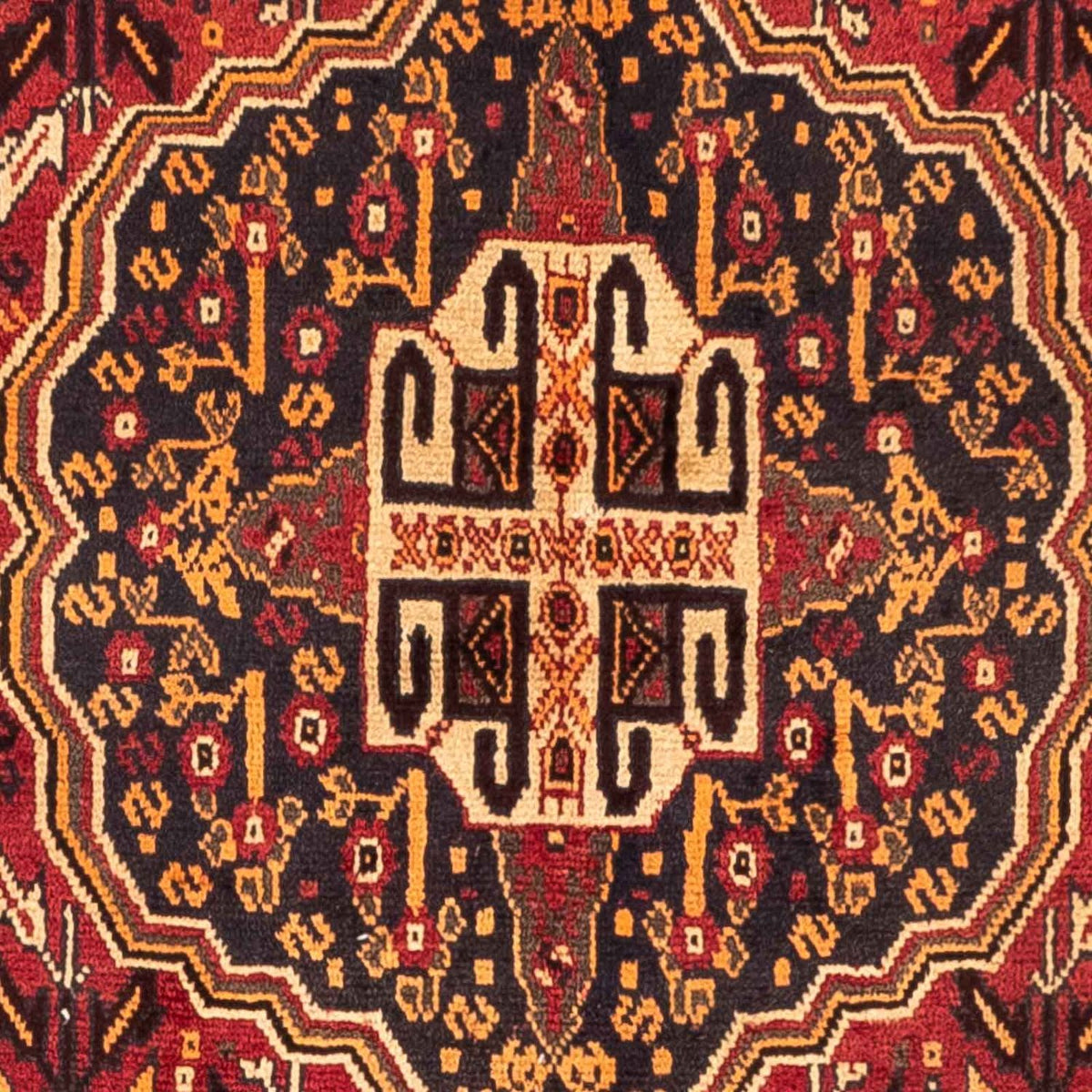 Perski dywan - Nomadyczny - 270 x 170 cm - czerwony