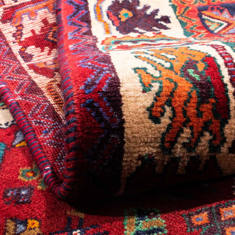 Perski dywan - Nomadyczny - 242 x 158 cm - ciemna czerwień