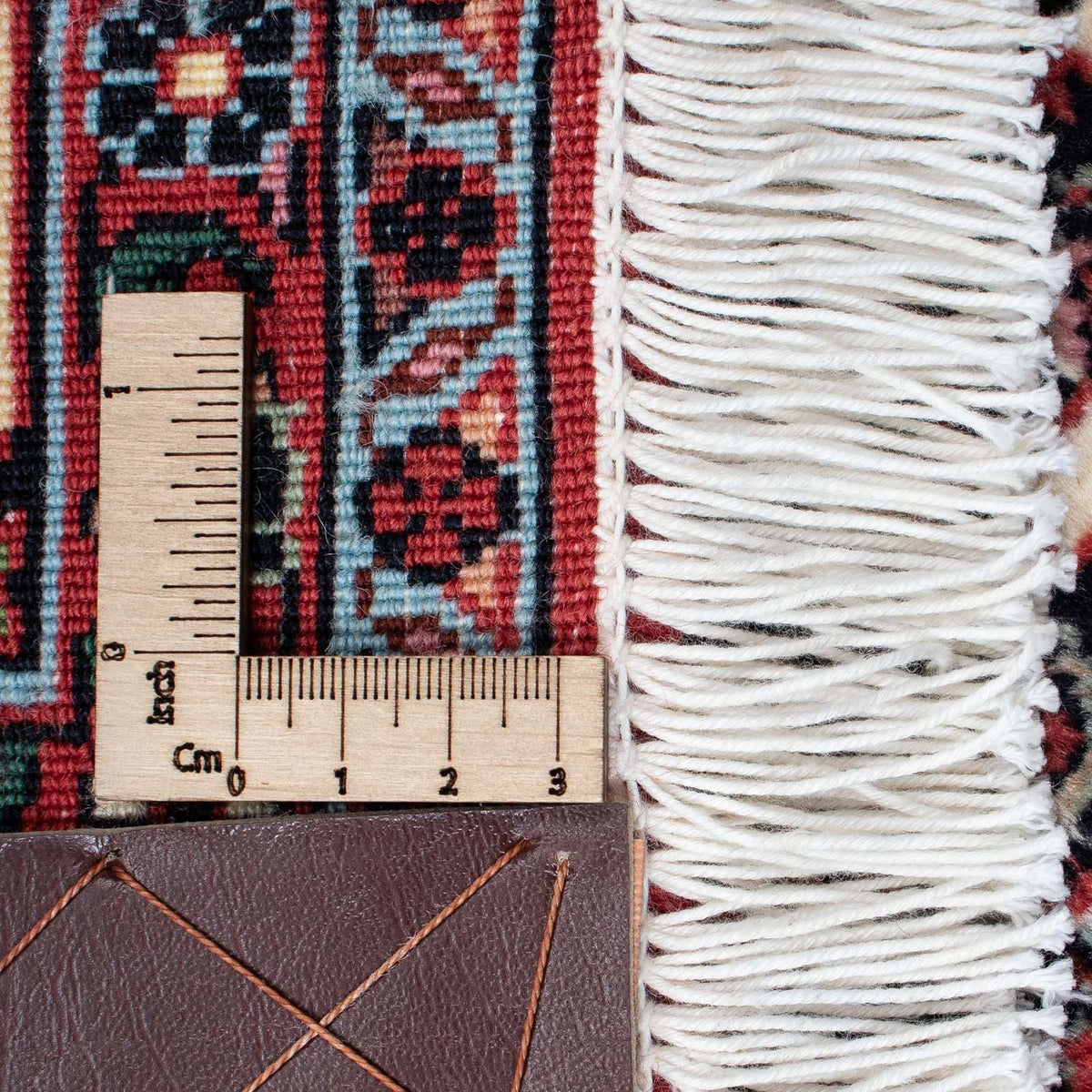 Dywan perski - Bijar - 200 x 128 cm - ciemnoniebieski