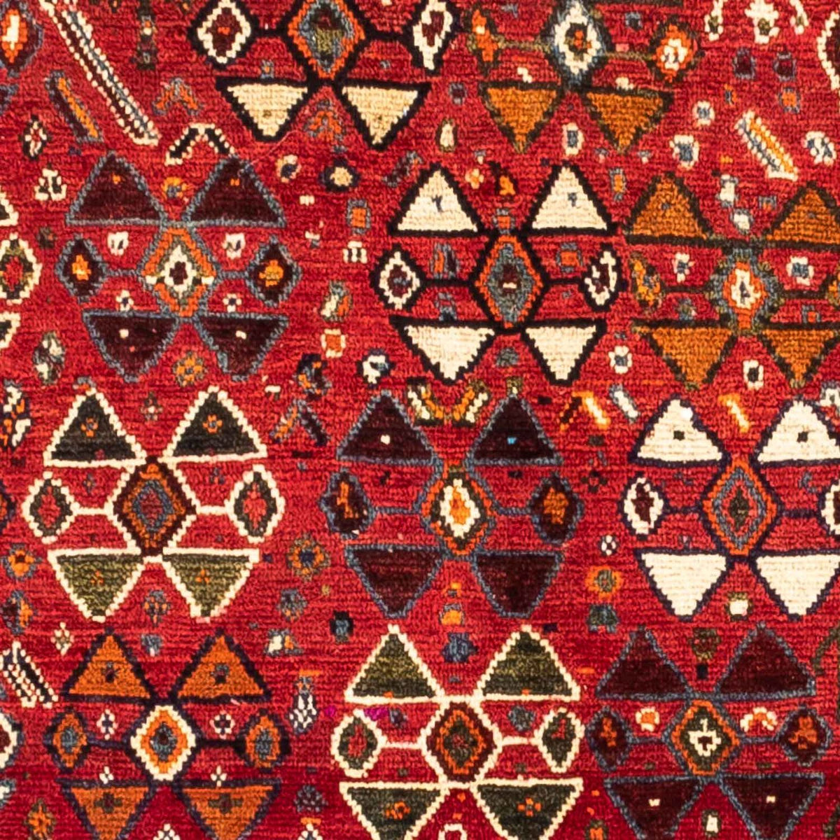 Perski dywan - Nomadyczny - 233 x 152 cm - ciemna czerwień