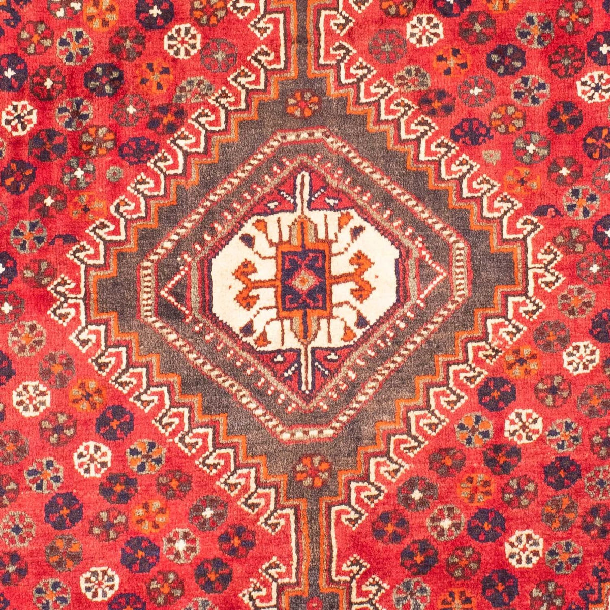 Perski dywan - Nomadyczny - 159 x 120 cm - ciemna czerwień