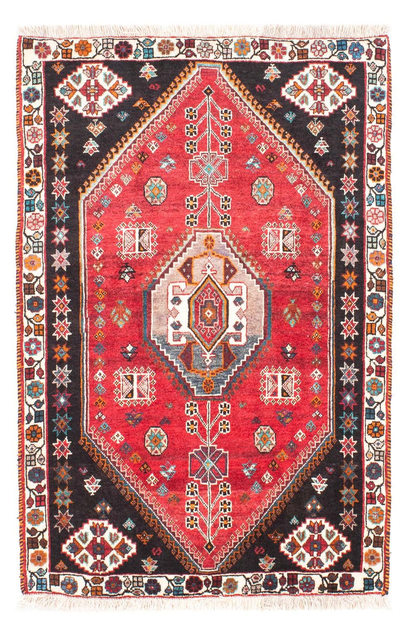 Perski dywan - Nomadyczny - 152 x 102 cm - czerwony