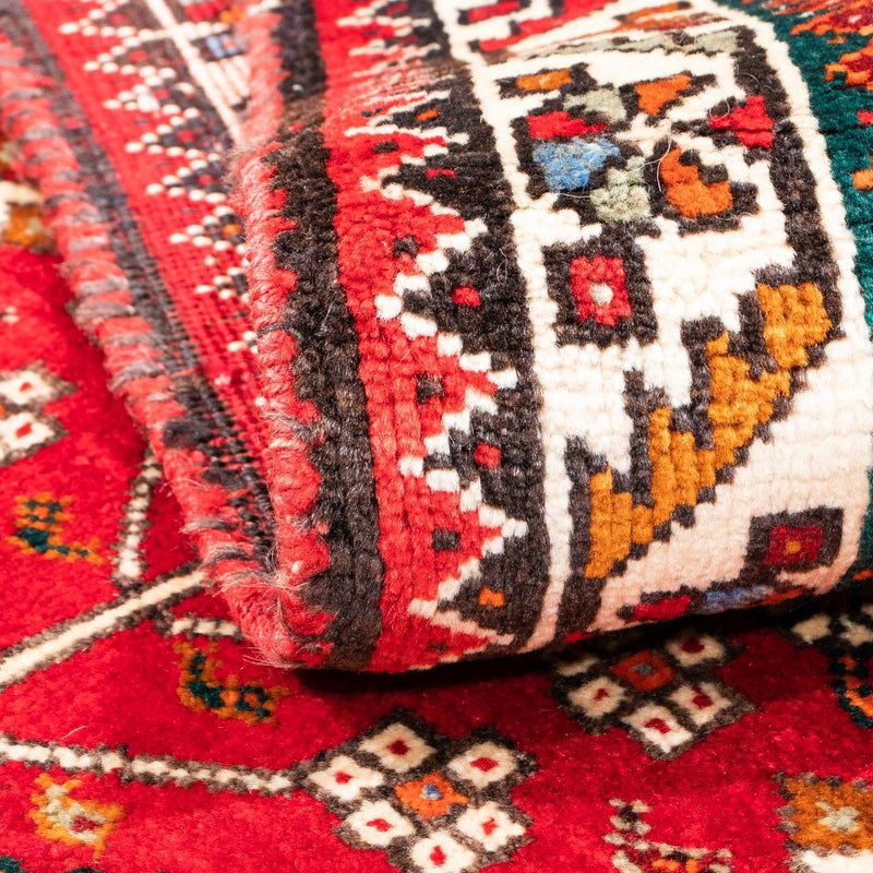 Perski dywan - Nomadyczny - 155 x 106 cm - czerwony