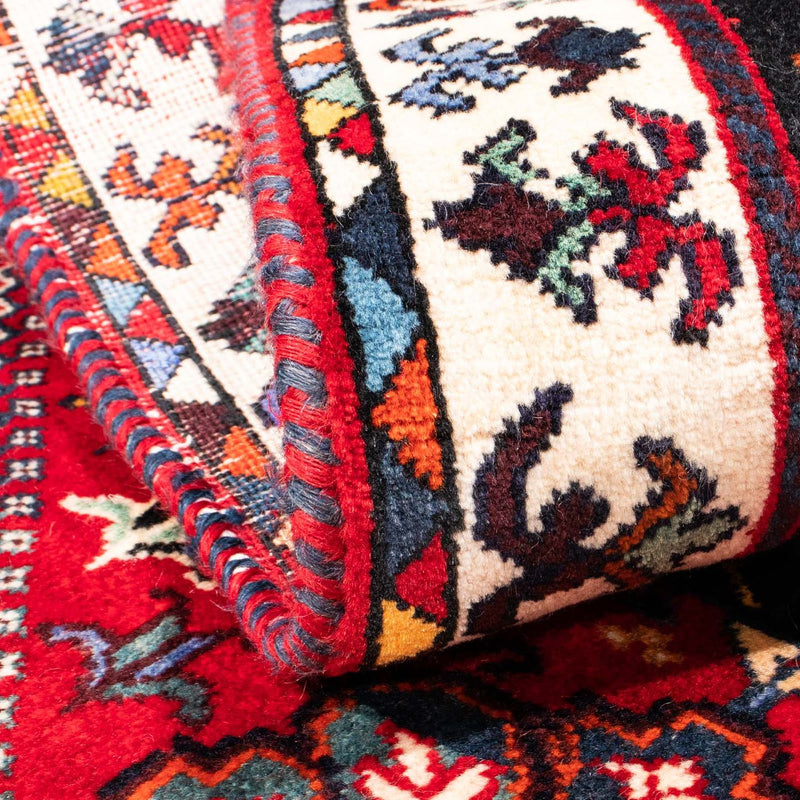 Perski dywan - Nomadyczny - 155 x 118 cm - ciemna czerwień