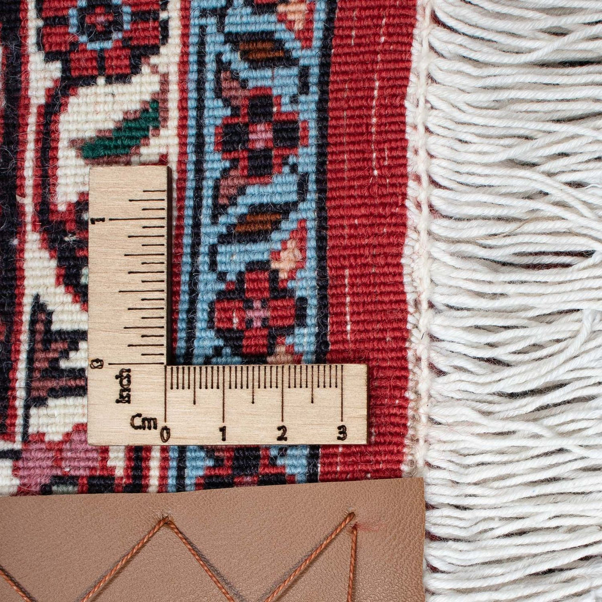 Dywan perski - Bijar - 202 x 132 cm - jasna czerwień