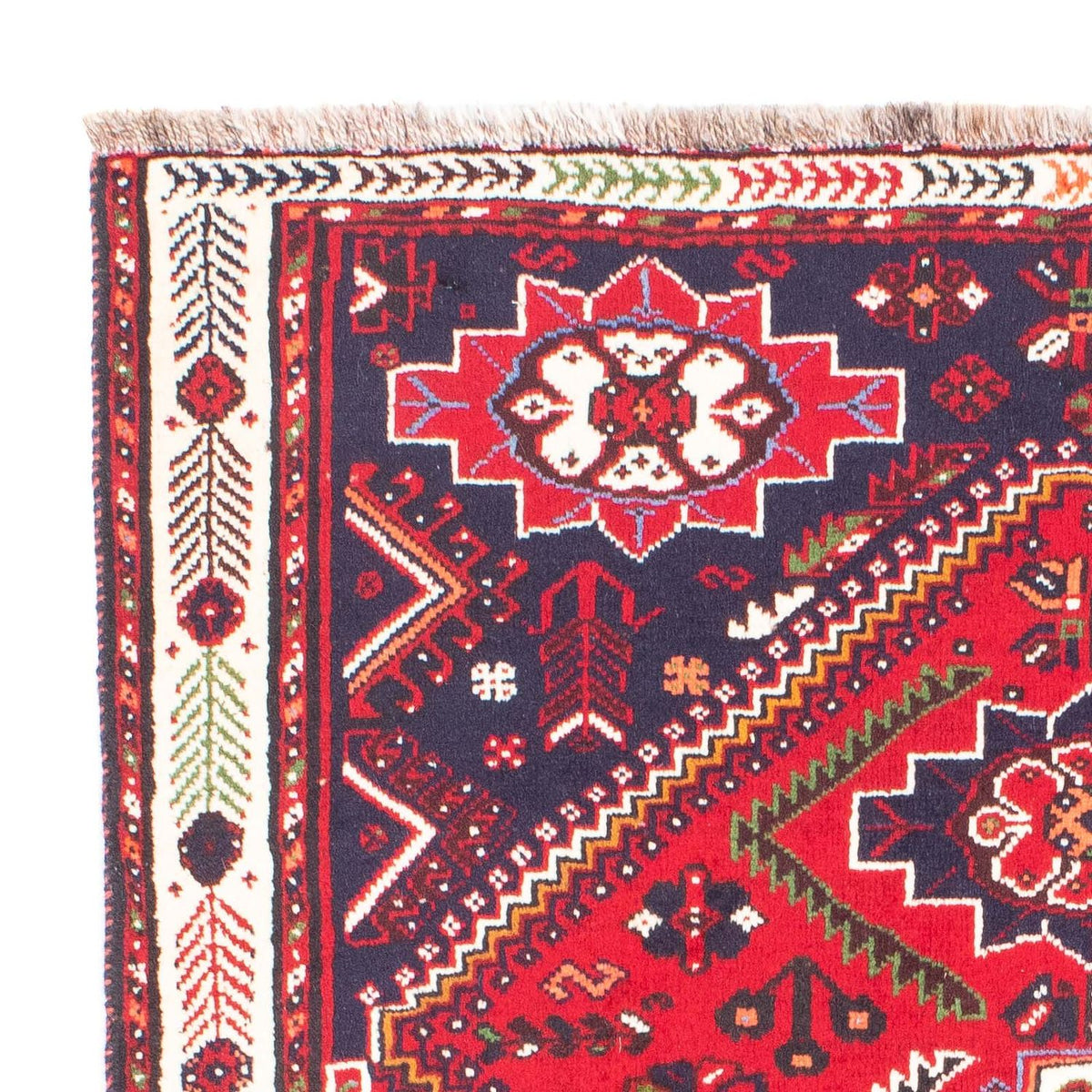 Perski dywan - Nomadyczny - 158 x 117 cm - ciemna czerwień