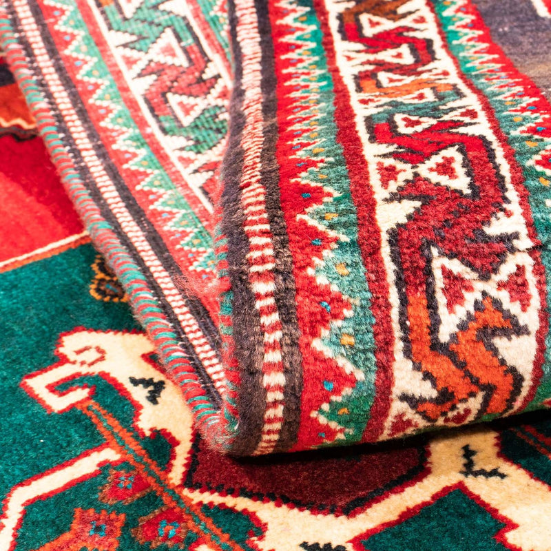 Perski dywan - Nomadyczny - 160 x 110 cm - ciemna czerwień