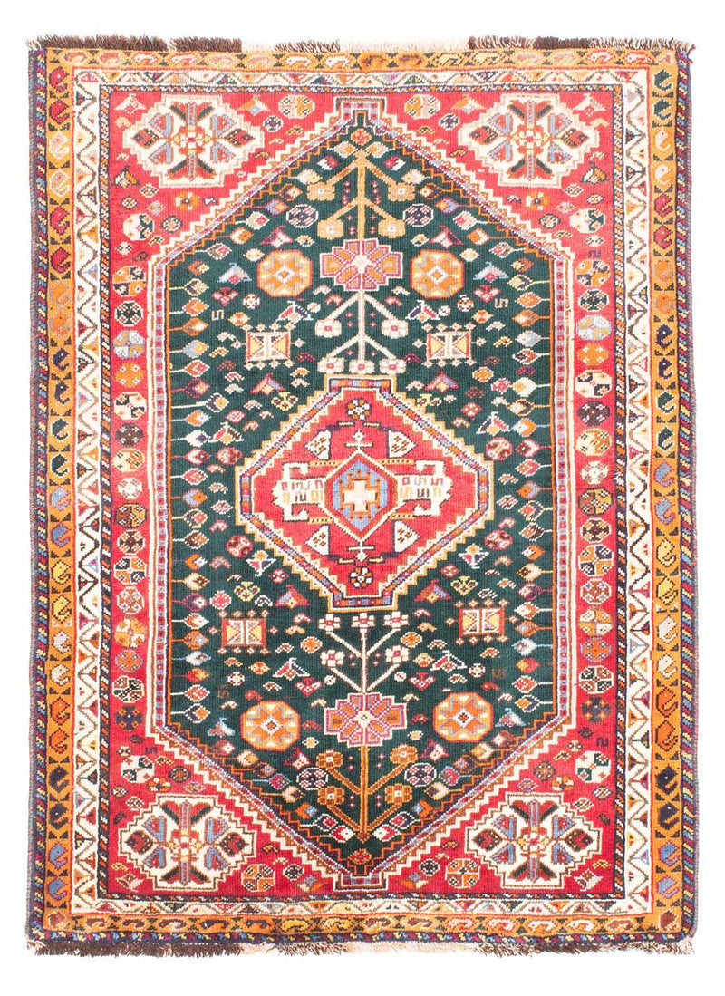 Perski dywan - Nomadyczny - 150 x 110 cm - ciemnoniebieski