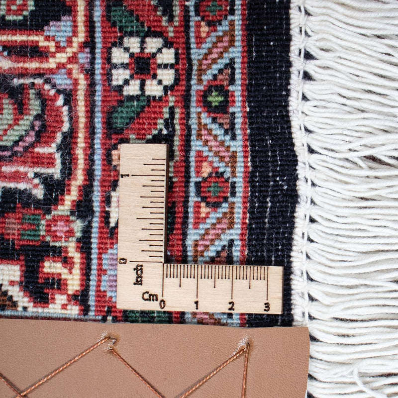 Dywan perski - Bijar - 203 x 127 cm - ciemnoniebieski