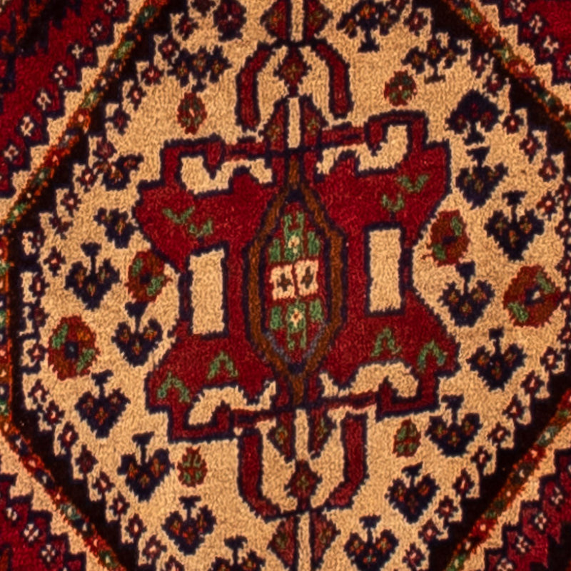 Perski dywan - Nomadyczny - 280 x 177 cm - ciemna czerwień