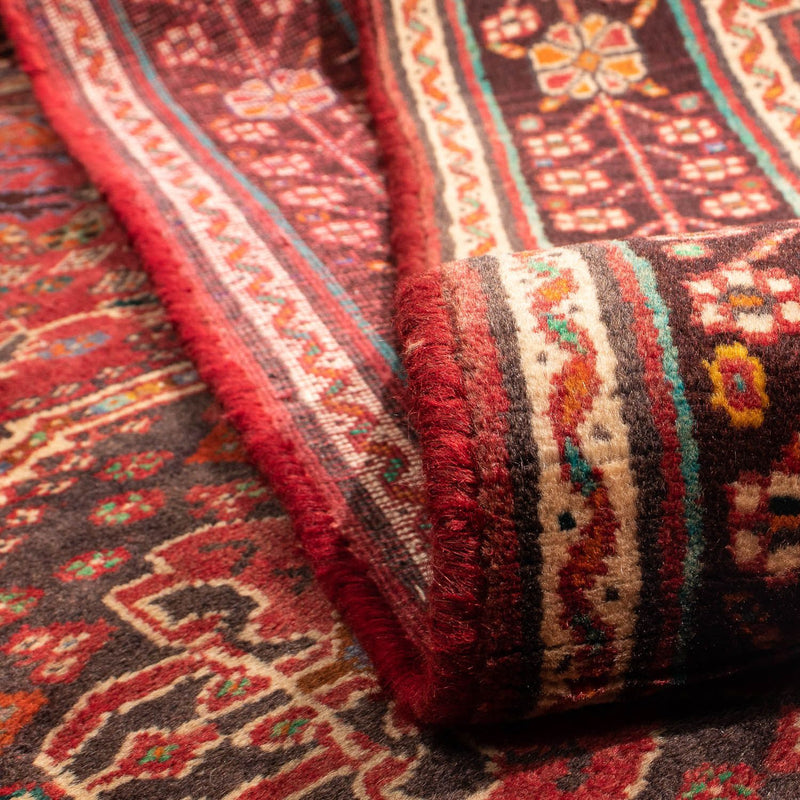 Perski dywan - Nomadyczny - 280 x 177 cm - ciemna czerwień