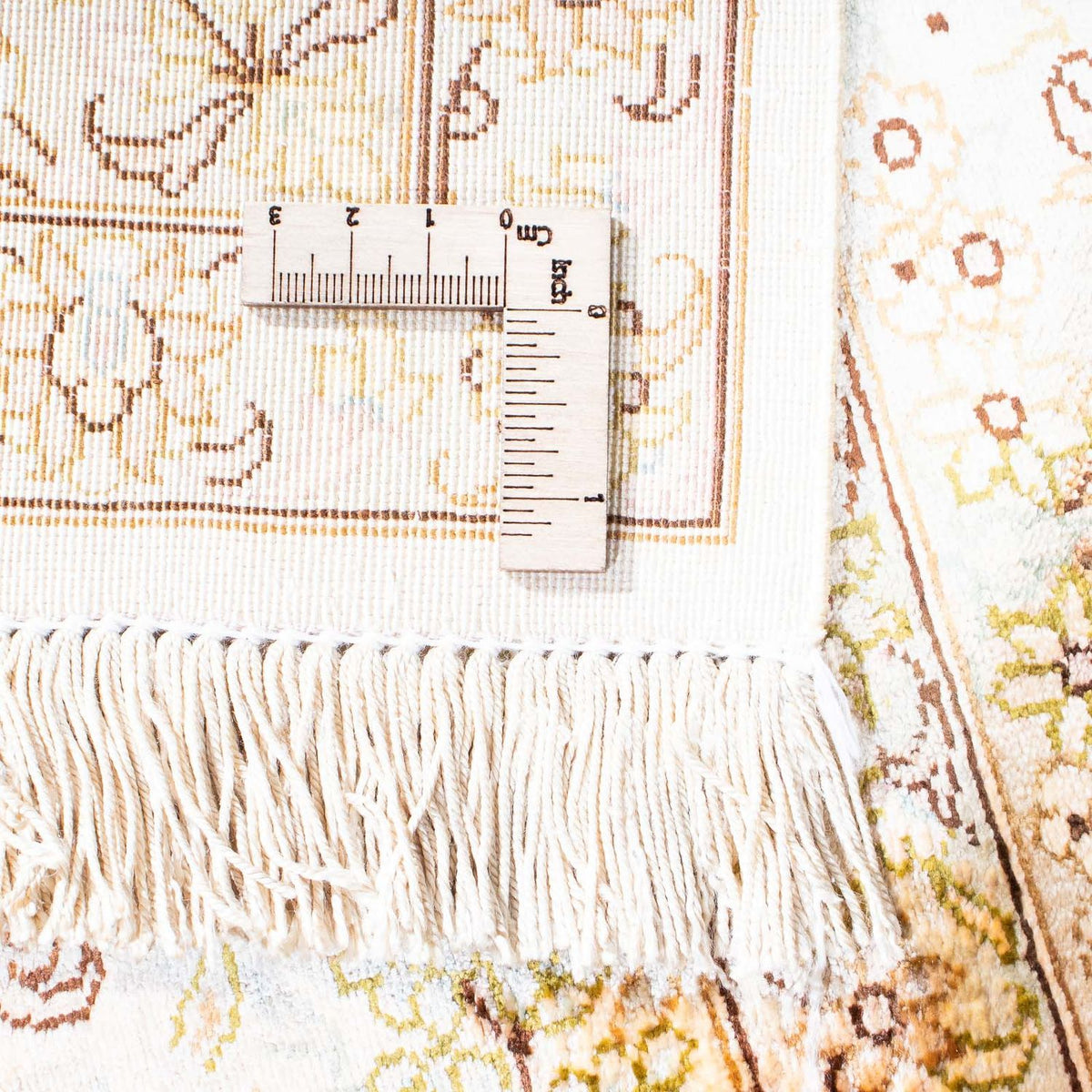 Dywan perski - Ghom - 147 x 99 cm - beżowy