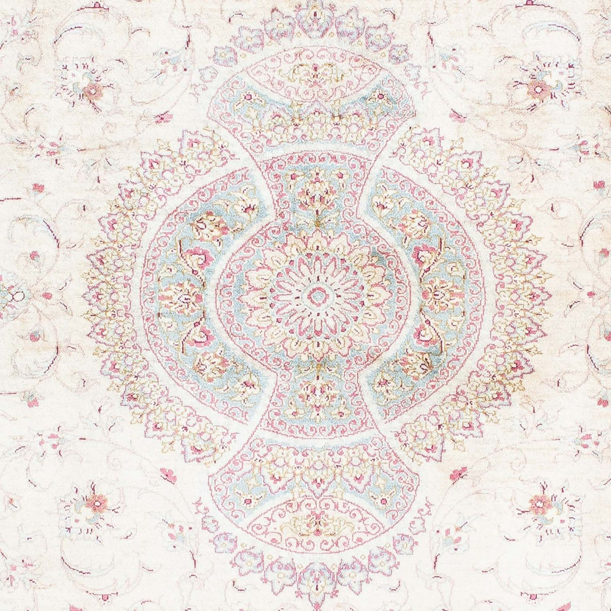 Dywan perski - Ghom - 143 x 103 cm - beżowy