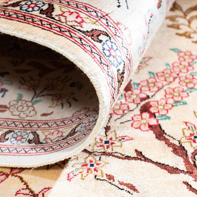 Dywan perski - Ghom - 146 x 104 cm - beżowy