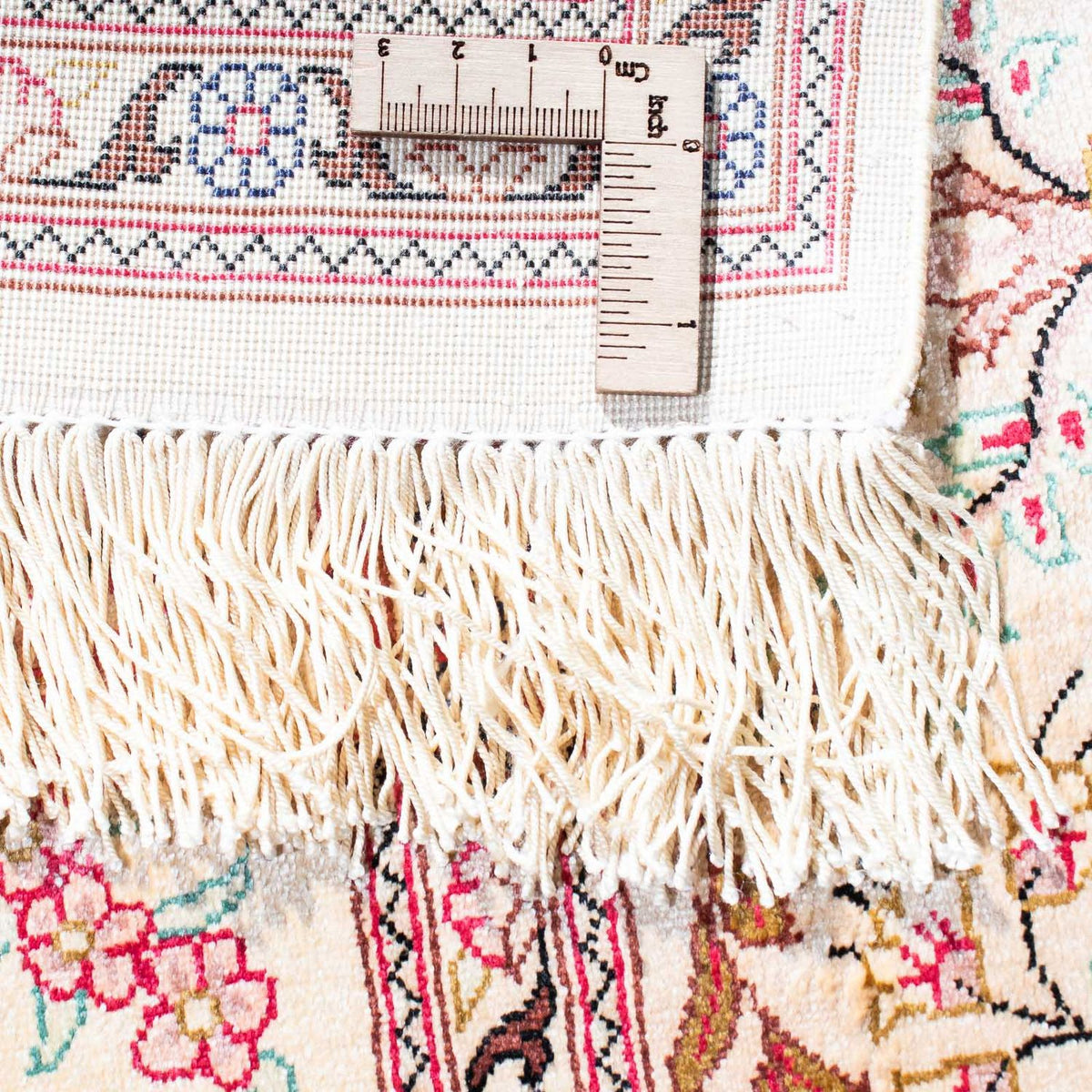 Dywan perski - Ghom - 146 x 104 cm - beżowy