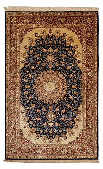 Qom jedwab Dywan 132x216cm - Dywan orientalny