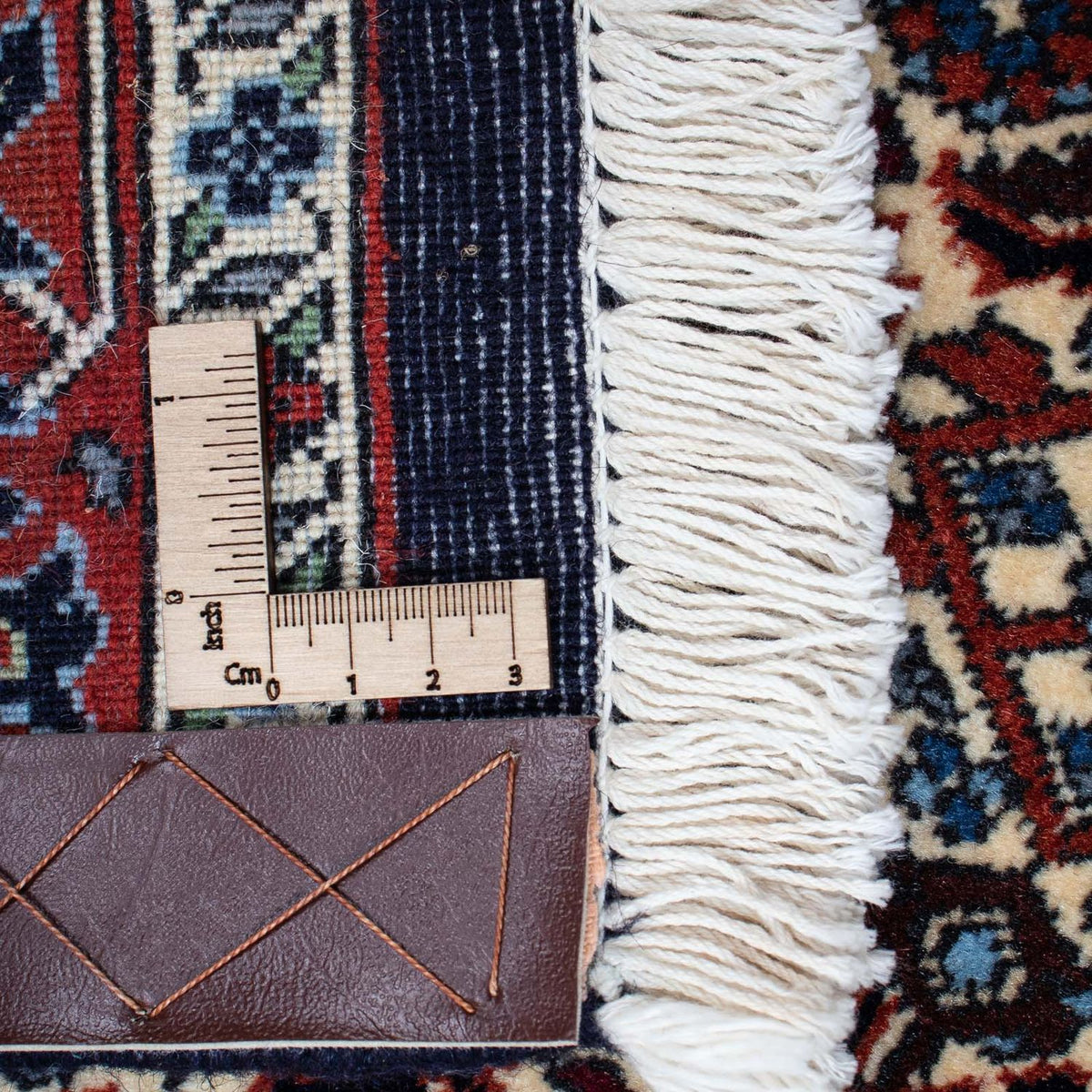 Dywan perski - Bijar - 199 x 135 cm - ciemnoniebieski