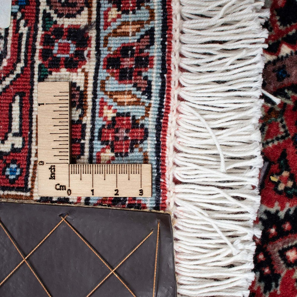 Dywan perski - Bijar - 211 x 132 cm - jasna czerwień