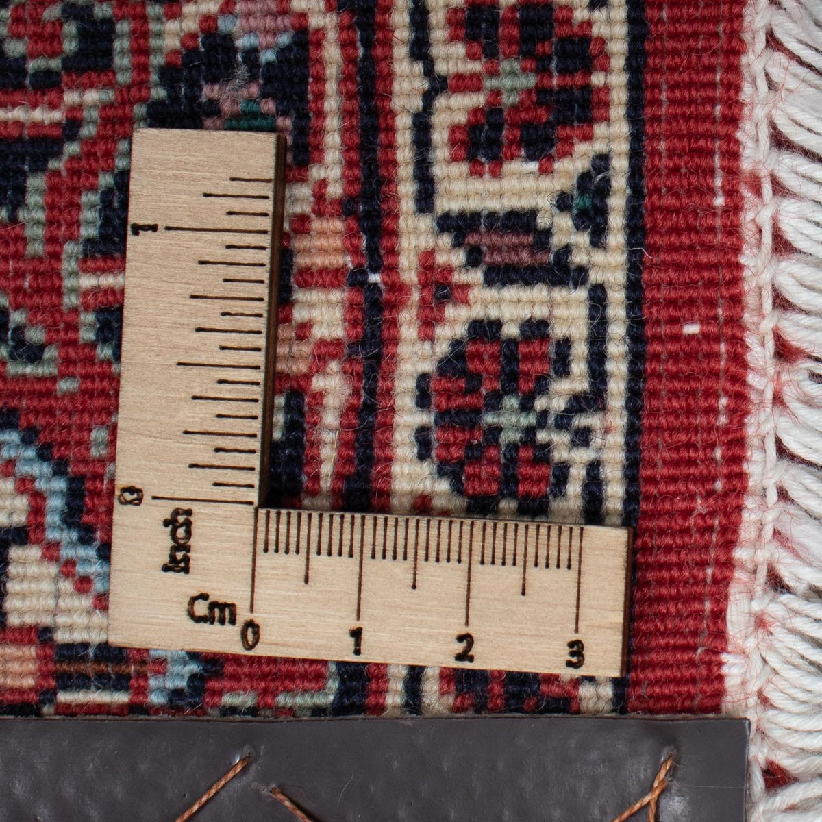 Dywan perski - Bijar - 206 x 126 cm - ciemna czerwień