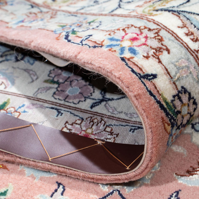 Dywan perski - Tabriz - Królewski - 204 x 154 cm - różowy