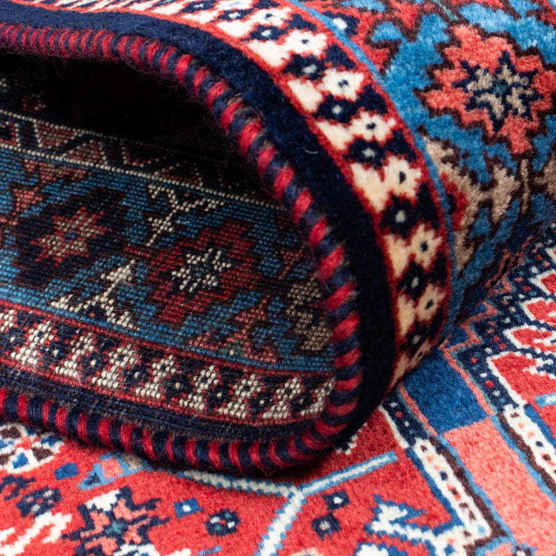 Biegacz Perski dywan - Nomadyczny - 368 x 80 cm - ciemna czerwień