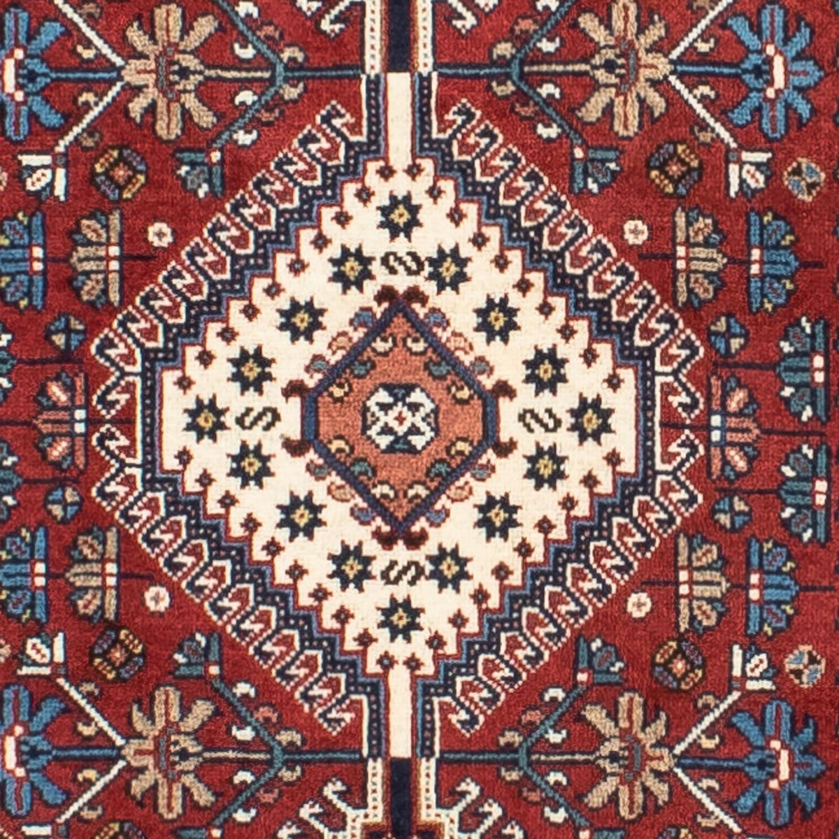 Biegacz Perski dywan - Nomadyczny - 373 x 80 cm - ciemna czerwień