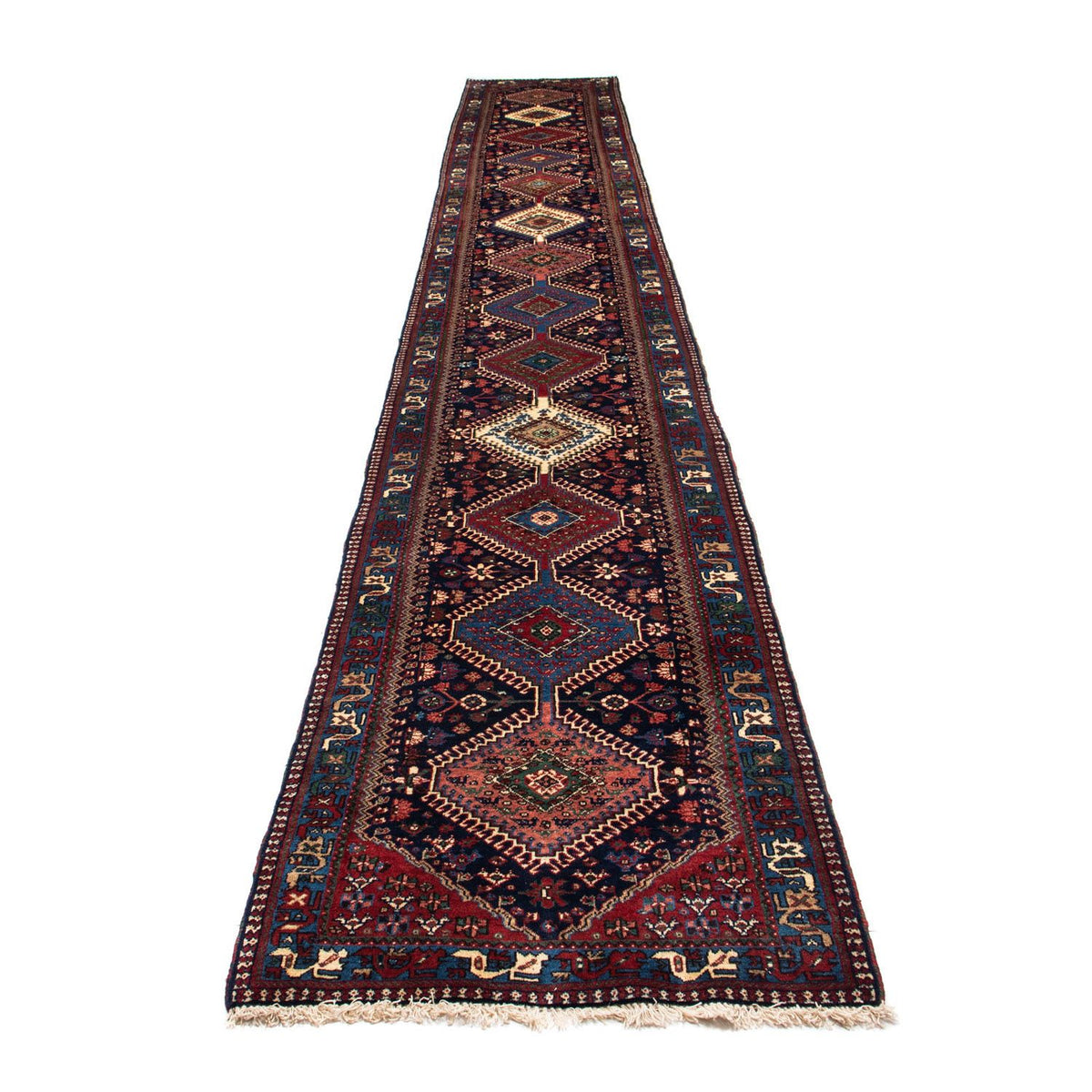 Biegacz Perski dywan - Nomadyczny - 600 x 84 cm - ciemnoniebieski