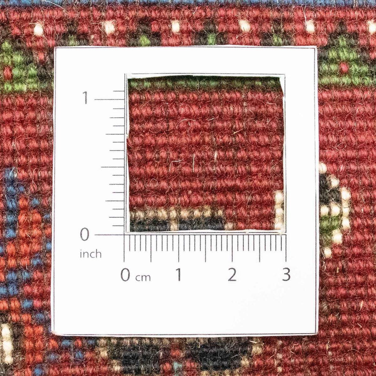 Perski dywan - Nomadyczny - 217 x 130 cm - ciemna czerwień