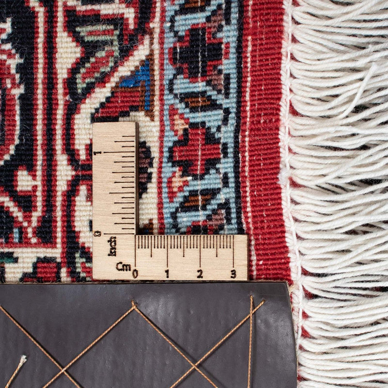 Dywan perski - Bijar - 198 x 132 cm - jasna czerwień