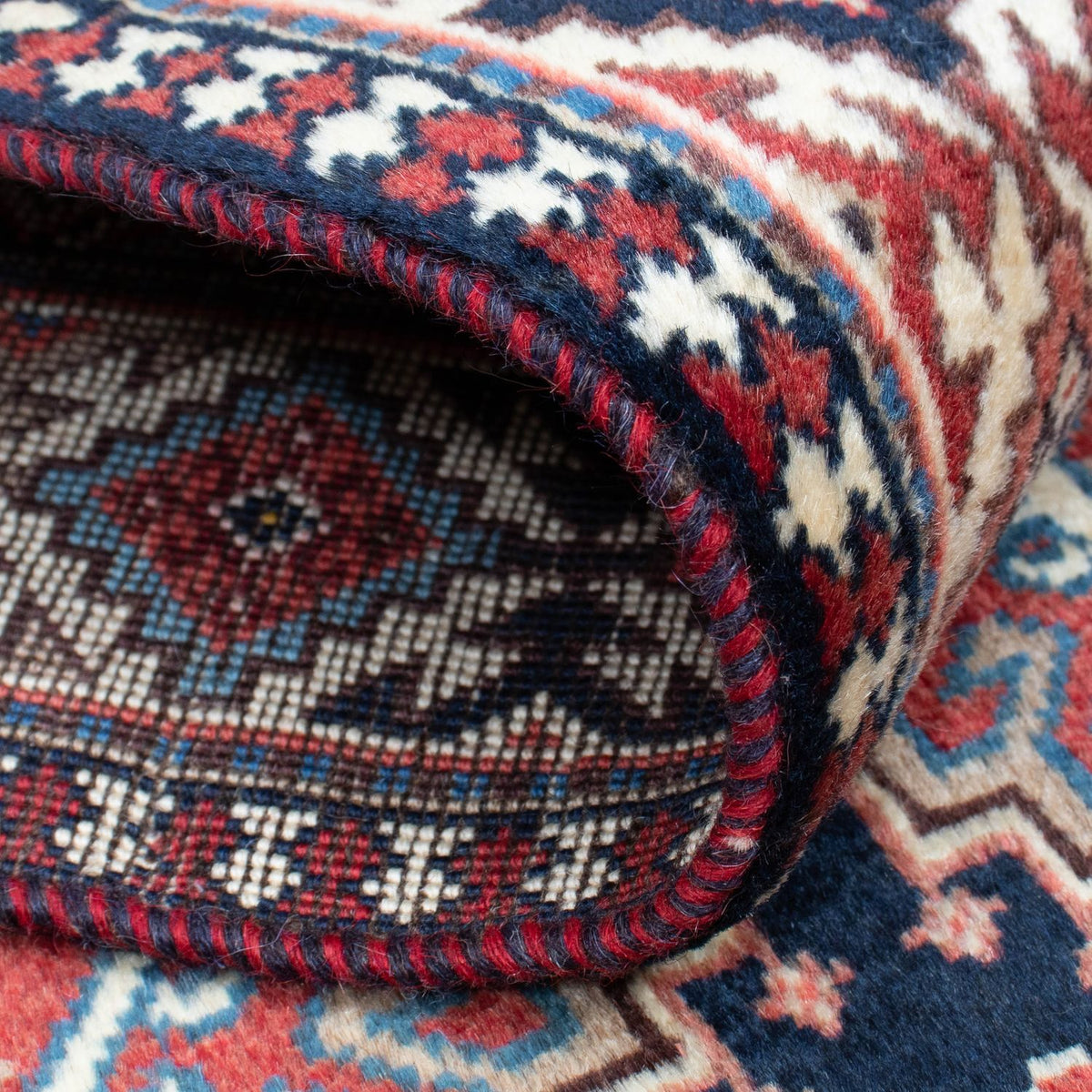 Biegacz Perski dywan - Nomadyczny - 292 x 80 cm - jasna czerwień