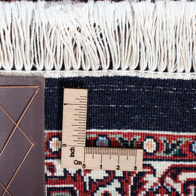 Biegacz Dywan perski - Bijar - 195 x 48 cm - ciemnoniebieski