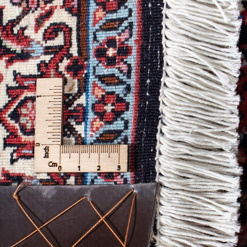 Biegacz Dywan perski - Bijar - 218 x 77 cm - ciemnoniebieski