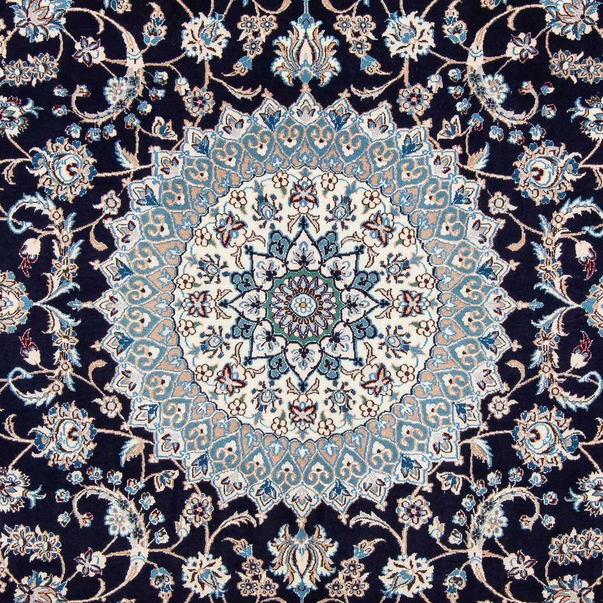 Dywan perski - Nain - Królewski - 300 x 197 cm - czarny