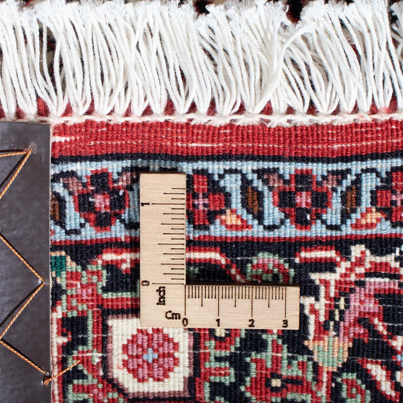 Biegacz Dywan perski - Bijar - 202 x 74 cm - czerwony