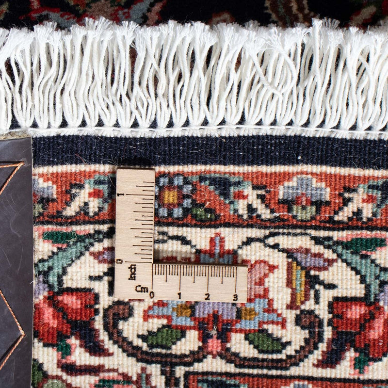 Biegacz Dywan perski - Bijar - 210 x 74 cm - ciemnoniebieski