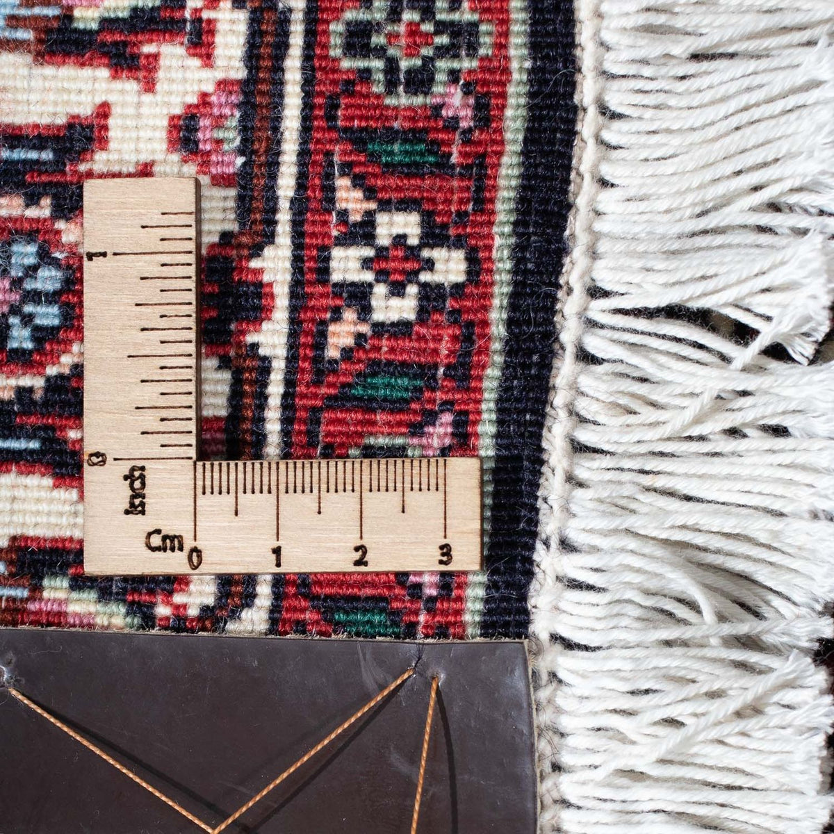 Biegacz Dywan perski - Bijar - 200 x 76 cm - ciemnoniebieski