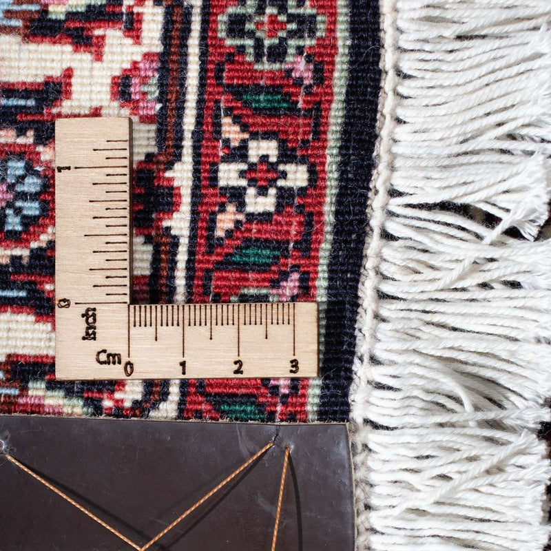 Biegacz Dywan perski - Bijar - 200 x 76 cm - ciemnoniebieski