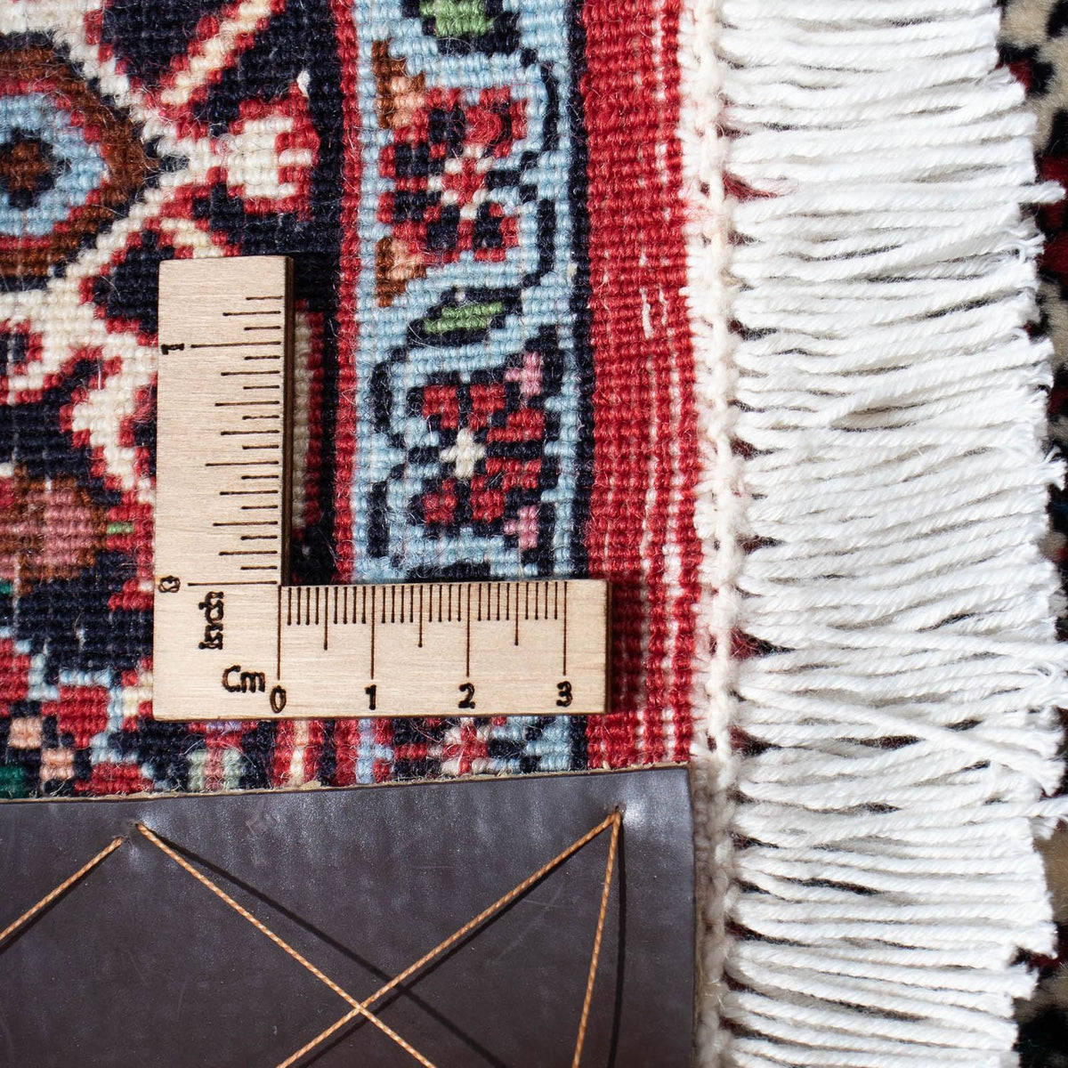 Biegacz Dywan perski - Bijar - 208 x 73 cm - czerwony