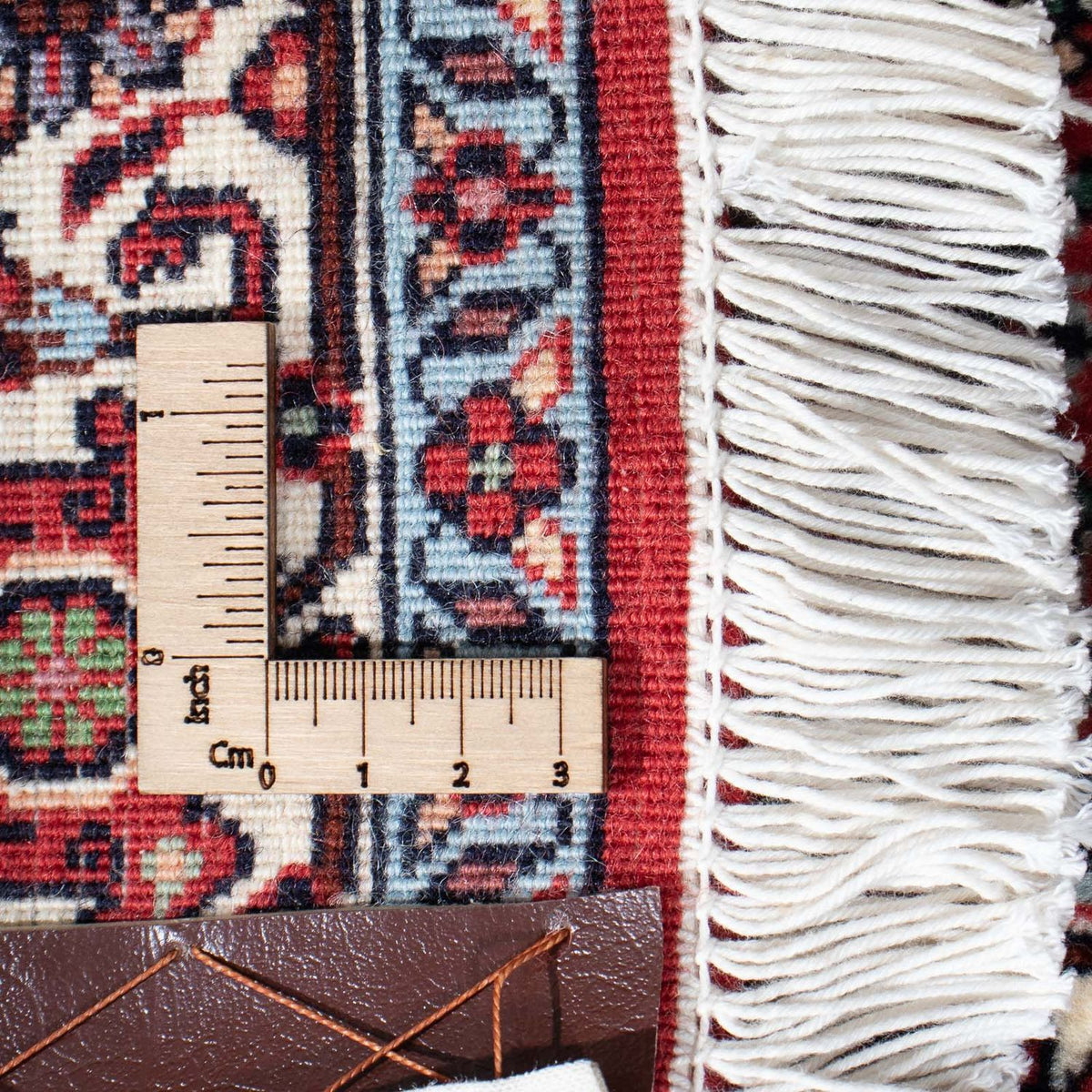 Biegacz Dywan perski - Bijar - 196 x 72 cm - czerwony