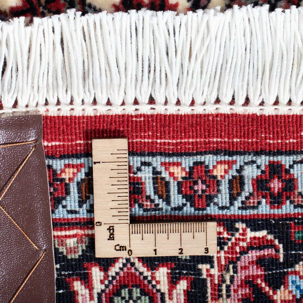 Biegacz Dywan perski - Bijar - 216 x 72 cm - ciemnoniebieski